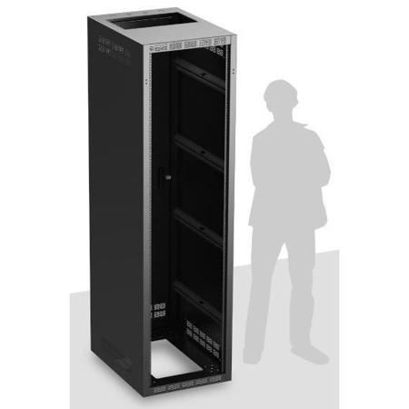 Atlas Sound 244-30 Stand-Alone Floor Cabinet, Adjustable Rails, 30" Depth, 44RU