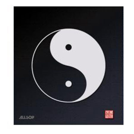 Allsop Ying Yang Mouse Pad, Black