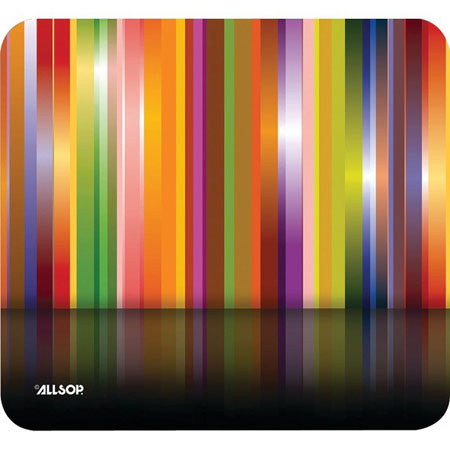 Allsop Mouse Pad, Tech Multi Stripes