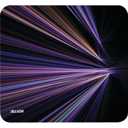 Allsop Mouse Pad, Tech Purple Stripes