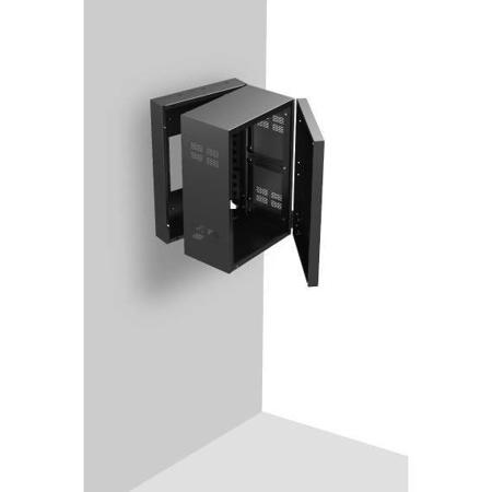 Atlas Sound 316-12 Stand-Alone Wall Cabinet, Adjustable Rails, 12" Depth, 16RU