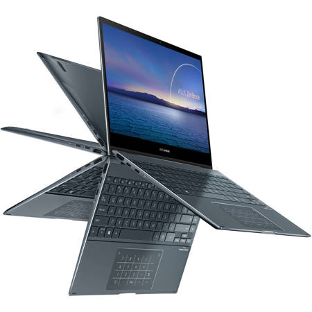 Asus ZenBook Flip 13 13.3" FHD Touch, i5-1035G1, 8GB, 512GB SSD, W10H, Pine Gray