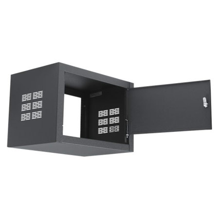 Atlas Sound 407-15 Desktop Rack Cabinet with Fixed Rails, 15" Depth, 7RU