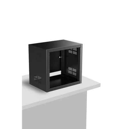 Atlas Sound 410-15 Desktop Rack Cabinet with Fixed Rails, 15" Depth, 10RU