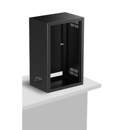 Atlas Sound 418-15 Desktop Rack Cabinet with Fixed Rails, 15" Depth, 18RU