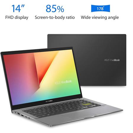 ASUS VivoBook S14 S433 14" FHD Notebook, i5-10210U, 8GB, 512GB SSD, W10H, Black