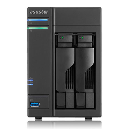 ASUStor AS-602T 2-Bay Diskless NAS Server