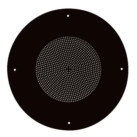 Atlas Sound 62-8-052 General Purpose 8" Versatile Steel Baffle, Black