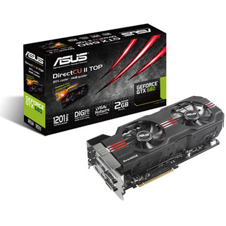 ASUS GTX680 DirectCU II 2GB GDDR5 PCI Express 3.0 Graphics Card