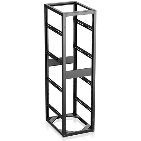Atlas Sound 744-30 19" Wide Opening Stand Alone/Gangable Deep Floor Rack Cabinet with Adjustable Rails, 30" Depth, 44RU