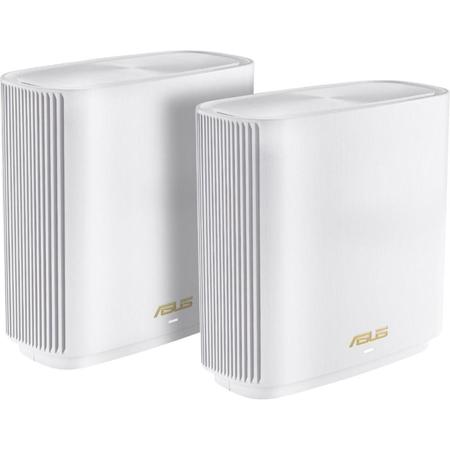 ASUS XT8 ZenWi-Fi AX6600 Tri-Band Mesh Wi-Fi 6 System, White, 2-Pack