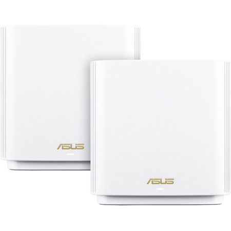 ASUS XT8 ZenWi-Fi AX6600 Tri-Band Mesh Wi-Fi 6 System, White, 2-Pack SKU#1636457