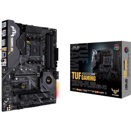 ASUS TUF X570-Plus Wi-Fi AMD AM4 ATX Gaming Motherboard