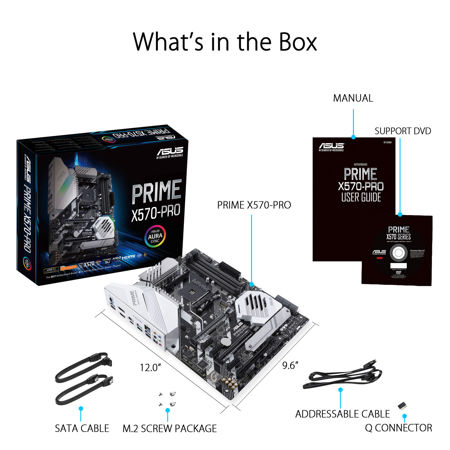Asus Prime X570-PRO AMD AM4 ATX Motherboard with PCIe 4.0