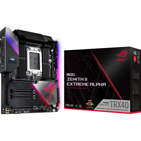 ASUS ROG Zenith II Extreme Alpha AMD Ryzen TRX40 E-ATX Gaming Motherboard