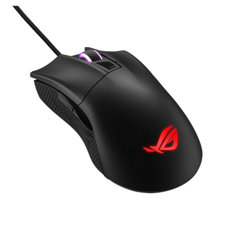 ASUS ROG Gladius II Core Wired RGB Gaming Mouse, Black