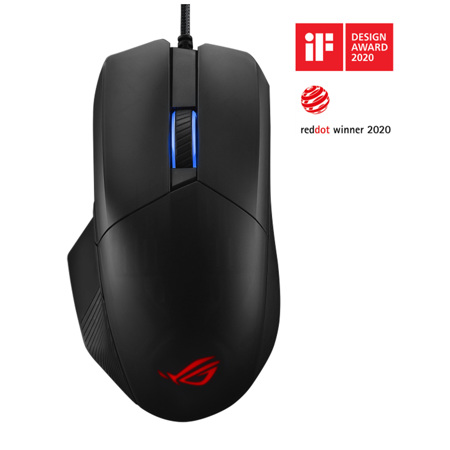 ASUS ROG Chakram Core Wired RGB Gaming Mouse, Black