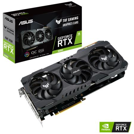 Asus TUF Gaming NVIDIA GeForce RTX 3060 OC Edition 12GB GDDR6 Graphics Card