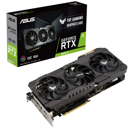 ASUS TUF Gaming NVIDIA GeForce RTX 3070 Ti OC 8GB GDDR6X Gaming Graphics Card