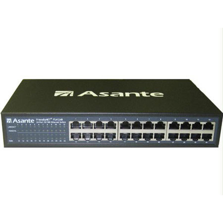 Asante FriendlyNET FS4124R 24-Port 10/100 Fast Ethernet Switch