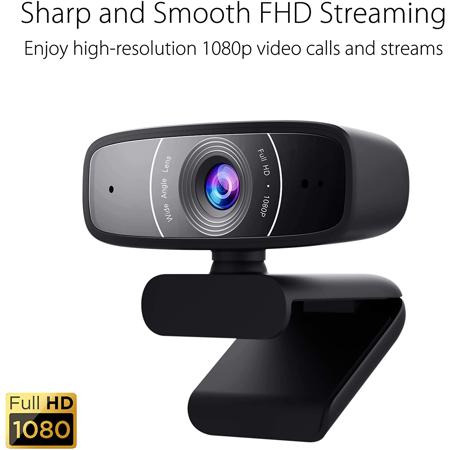 ASUS Webcam C3 Full HD 1080p USB 2.0 Web Camera