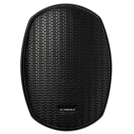 Ashly AW Series AW3.2P 3.5" 2-Way 30W Indoor/Outdoor Wall Mount Speaker, Black, Pair