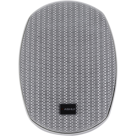 Ashly AW5.2T+ 5.25" 2-Way 50W Indoor/Outdoor Wall Mount Speaker, White, Pair