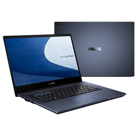 ASUS ExpertBook B5 Flip 14" FHD 2-In-1 Touch,i7-1195G7, 16GB, 1TB SSD,W11P,Black