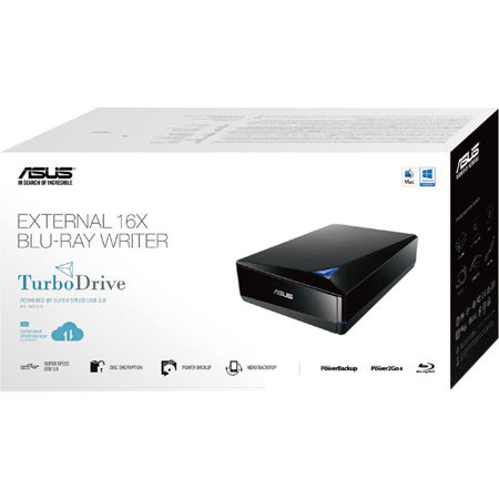 Asus BW-16D1X-U External Blu-Ray Drive with 16x BD-R & DVD