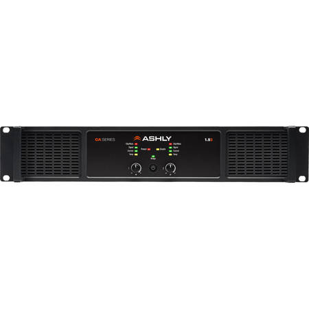 Ashly CA Series 2-Channel Power Amplifier, 2x 1500W with 4 Ohms, 70V Capable