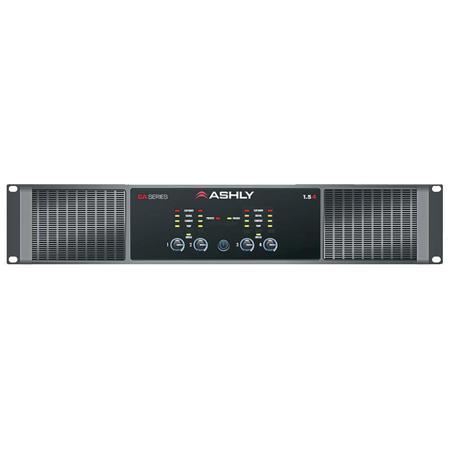 Ashly CA Series 4-Channel Power Amplifier, 4x 1500W with 4 Ohms, 70V Capable