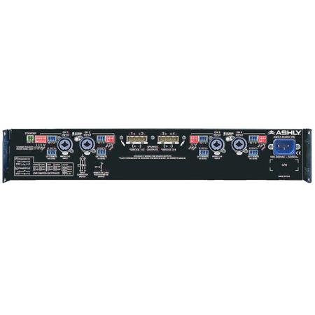 Ashly CA Series 4-Channel Power Amplifier, 4x 1500W with 4 Ohms, 70V Capable