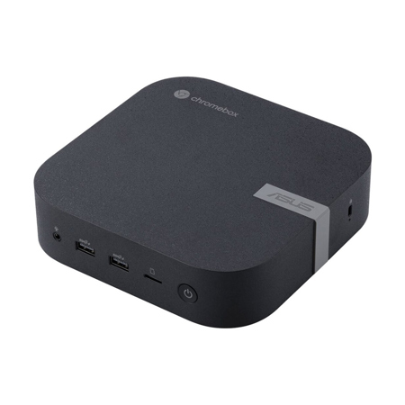 ASUS Chromebox 5 Mini Desktop Computer, Intel Core i3-1220P 1.5GHz, 8GB RAM, 128GB SSD, Chrome OS, Eco Black