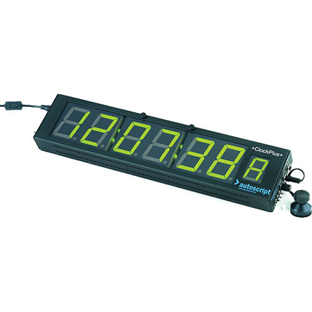 Autoscript ClockPlus LED SMPTE/EBU Timecode Display
