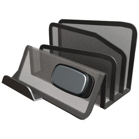 Allsop DeskTek Series Letter Sorter and Business Card Stand