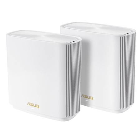 ASUS ZenWiFi ET8 AX6600 Wireless Tri-Band Gigabit Mesh Wi-Fi System, White, 2-Pack