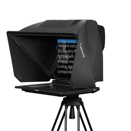 Autoscript EVO-IP19 PTZ Prompter Package with 19" Monitor and Carbon Fiber Hood