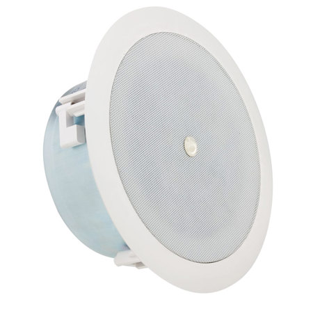 Atlas Sound FAP42TC 4" Shallow Mount Coaxial Speaker, 70.7/100V-16W Transformer