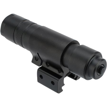 AIM Sports 200 Lumen LED Flashlight with 1913 Picatinny/Weaver Style Mount