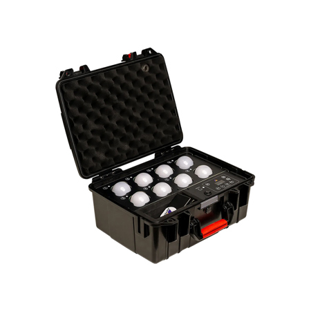 Astera 8x FP7-E26 3.3W RGBMA LED LunaBulb with PrepCase and Charger