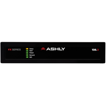Ashly FX Series FX125.2 2-Channel 125W Compact Class D Power Amplifier with DSP