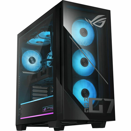 ASUS ROG GM700 Gaming Desktop Computer, AMD Ryzen 5 8400F 4.2GHz, 16GB RAM, 1TB SSD, AMD Radeon RX 9060 XT PRIME 16GB, Windows 11 Home, Black