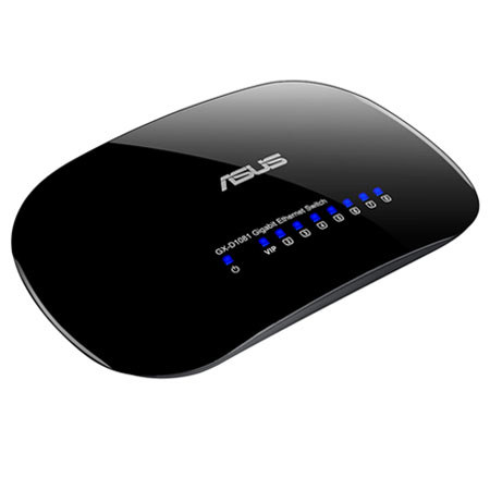 ASUS GX-D1081 V3 8-Port 10/100/1000Mbps Desktop Switch with Green Network