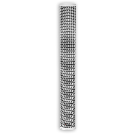Ashly IS Series IS3.8P 8x 3" 240W Dual Impedance PA Column Speaker, White