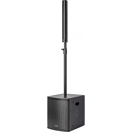 Ashly ISPM6B 6' Adjustable Mounting Pole for IS Series Column Speakers and SP Series Subwoofers, Black