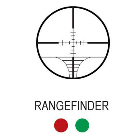 Aim Sports 4-16x50 AOE Riflescope, Illum Rangefinder Reticle, AO, 30mm Tube