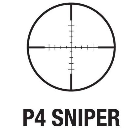 AIM Sports 3-9x40 Tactical Compact Riflescope, P4 Sniper Reticle, AO, 1" Tube