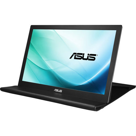 ASUS MB169B+ 15.6" Ultra-Slim Full HD Auto-Rotatable Portable IPS LED Monitor, 1920x1080, USB-Powered