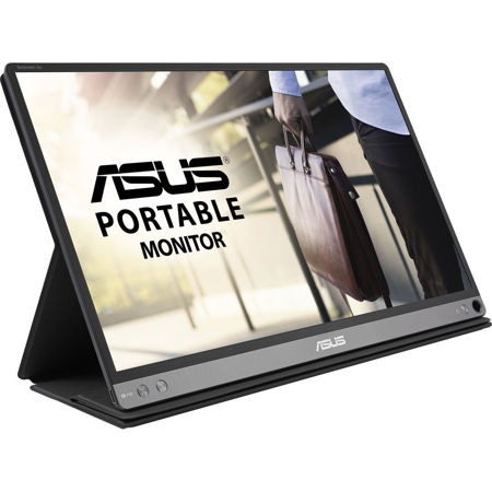 ASUS ZenScreen Go MB16AP 15.6" Full HD IPS LED Monitor, Dark Gray