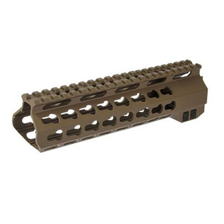 Aim Sports 10" Keymod Handguard, Cerakote Burnt Bronze